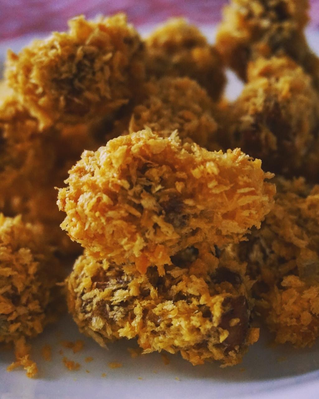 低卡低脂烤箱版鸡米花