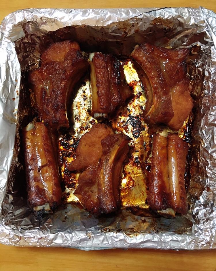 锡纸烤排骨