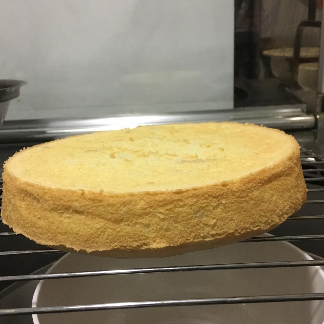 超好记八寸戚风蛋糕（后蛋法）