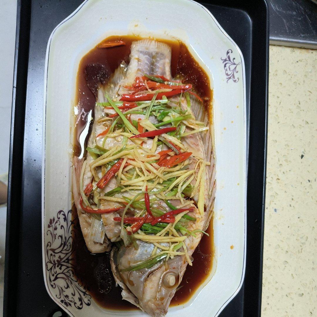 微波炉清蒸武昌鱼
