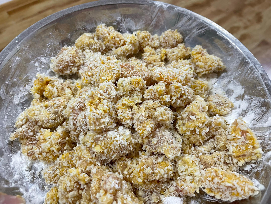 自制酥脆鸡米花
