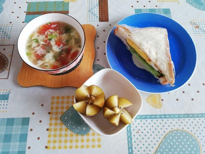 上班族👩‍💼自制早餐三明治🥪