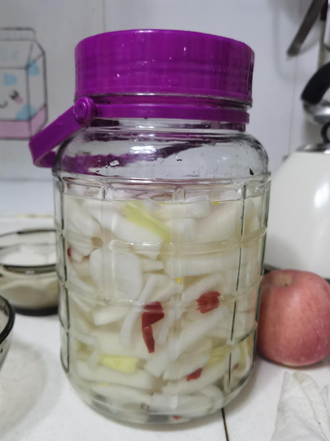 秘制糖醋爽脆腌萝卜条