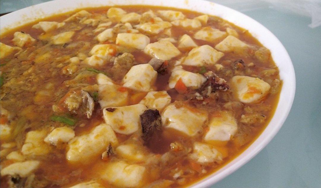 蟹粉烩豆腐