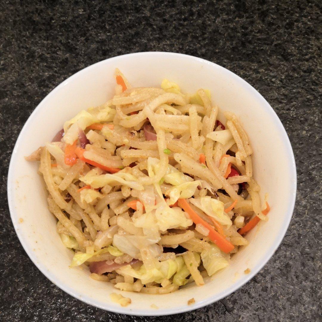 陕西私房炒饼[内附饼丝做法]
