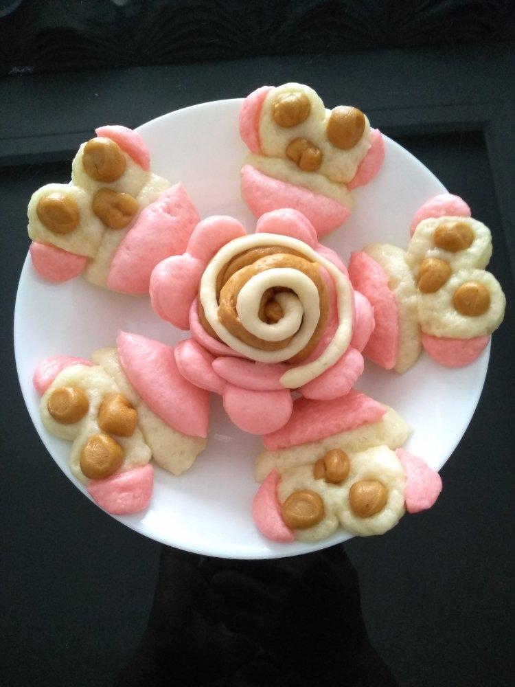 卡通大嘴猴馒头