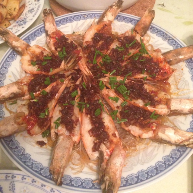 蒜蓉粉丝蒸虾