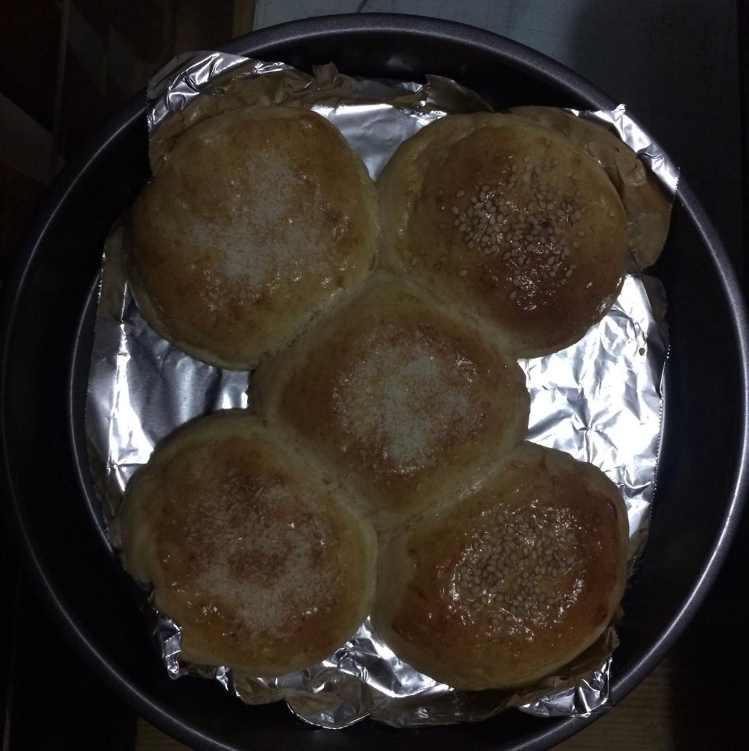 鲜奶油小餐包（一次发酵）