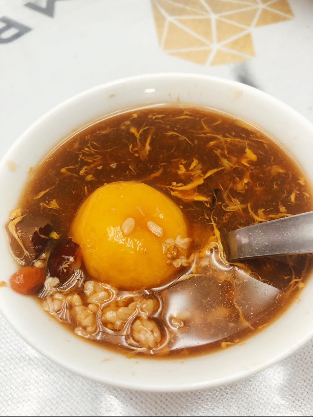 枸杞红枣桂花酒酿汤圆的做法步骤图 团圆小猫咪 下厨房