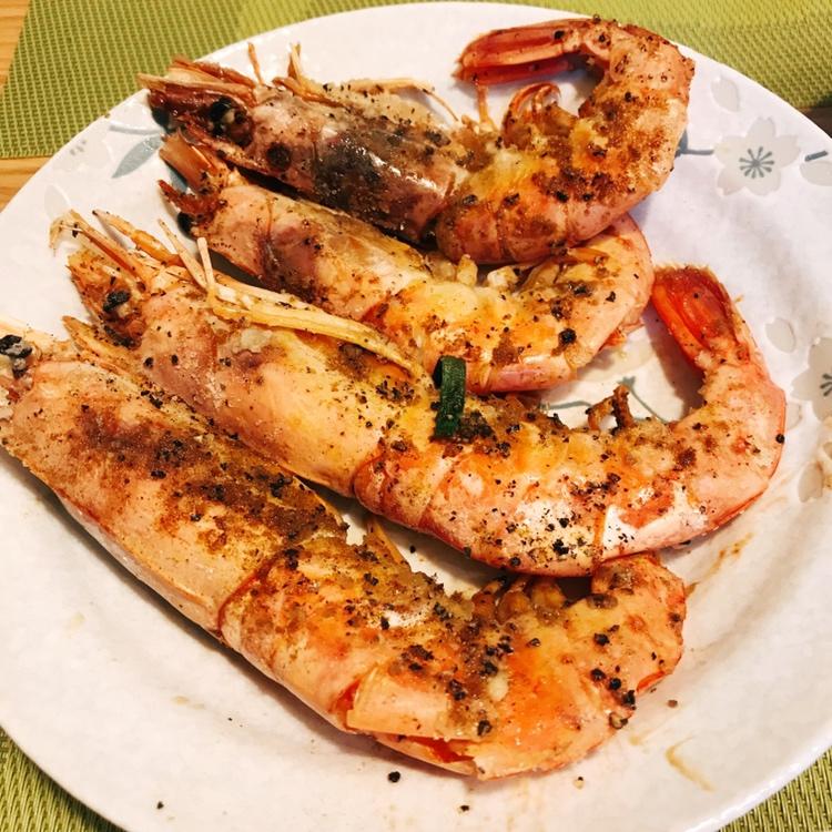 盐烤阿根廷红虾