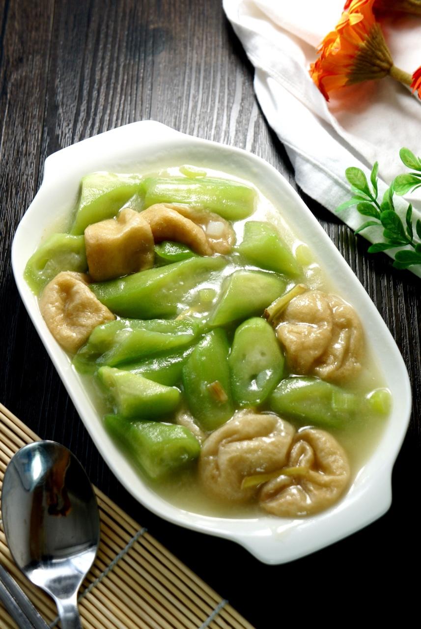 风清扬cdm做的面筋炒丝瓜