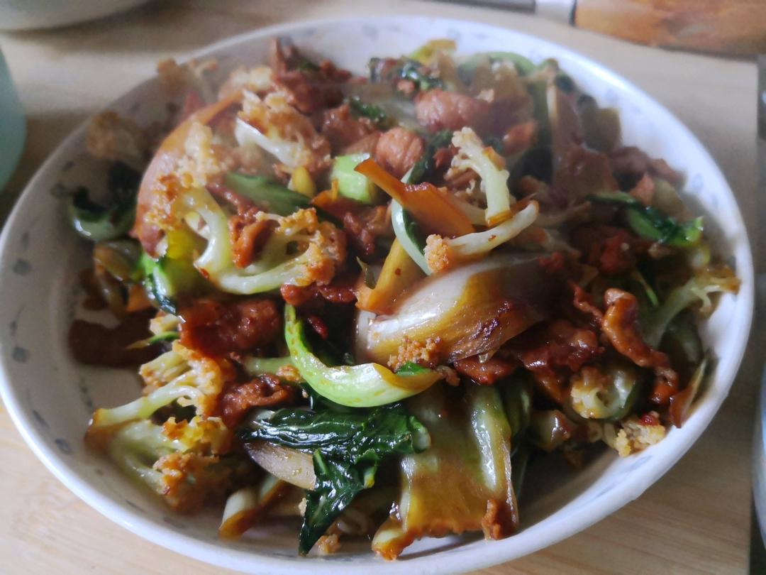 和饭店一个味道的干锅花菜