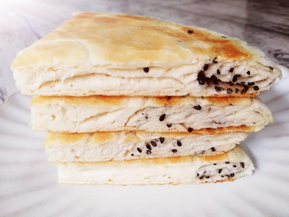 安进做的发面芝麻饼