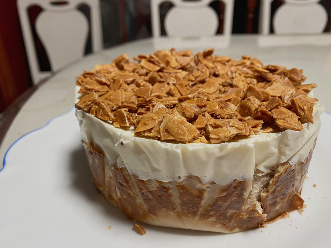 零难度‼️生椰拿铁软心巴斯克🔥一起纵享丝滑