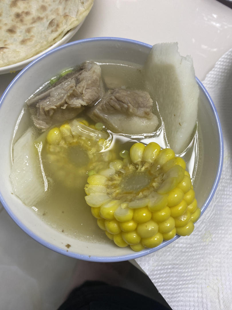 山药玉米排骨汤