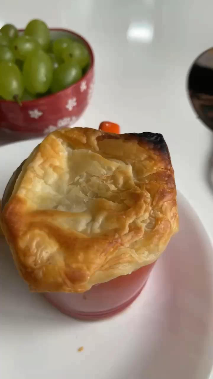 【酥皮奶油蘑菇汤】西餐厅招牌，手抓饼版，快手简单