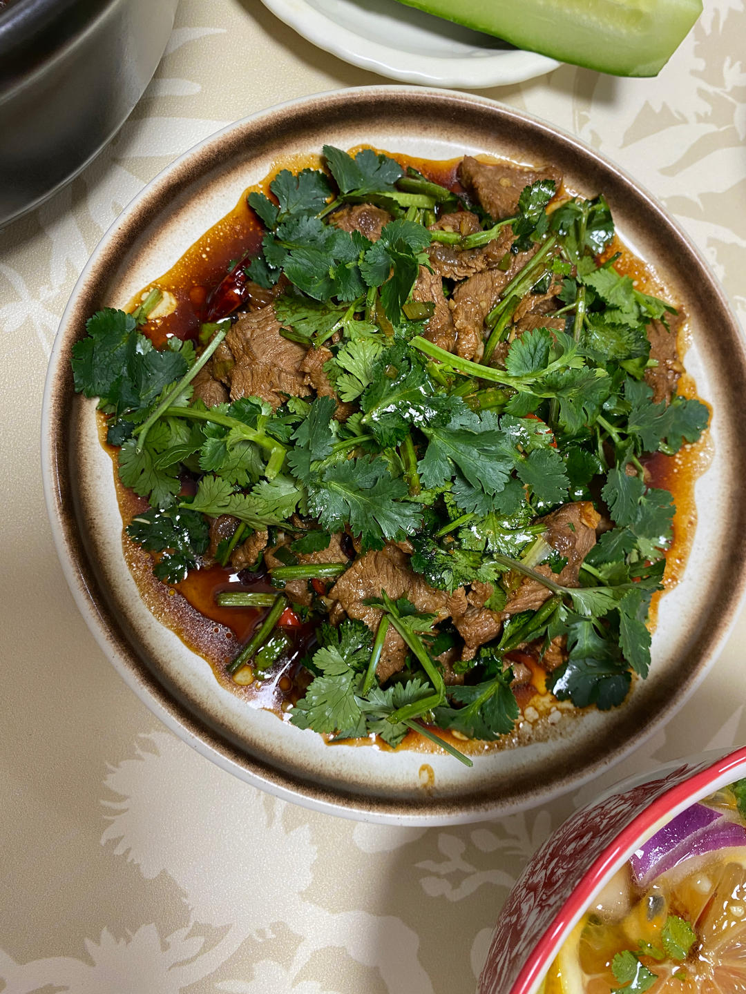 超级快手香菜拌牛肉