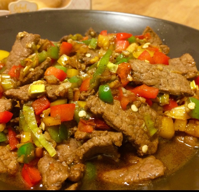 青椒牛肉