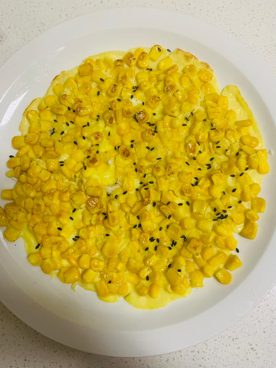 宝宝辅食:奶香玉米烙