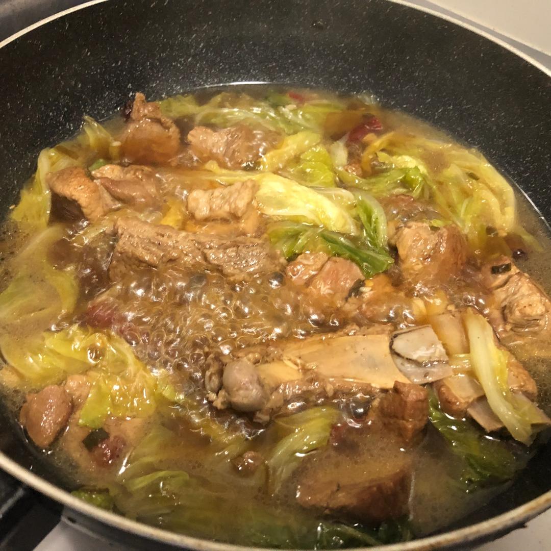 排骨炖大白菜