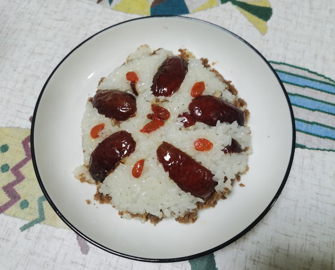 【猪油夹沙八宝饭】古法蒸糯米