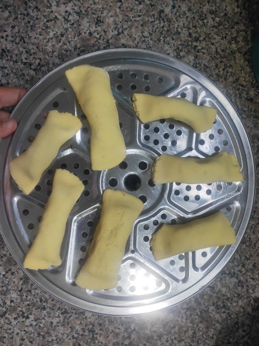宝宝辅食红豆馒头卷