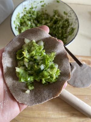 减脂全麦小白菜饺子的做法 步骤5