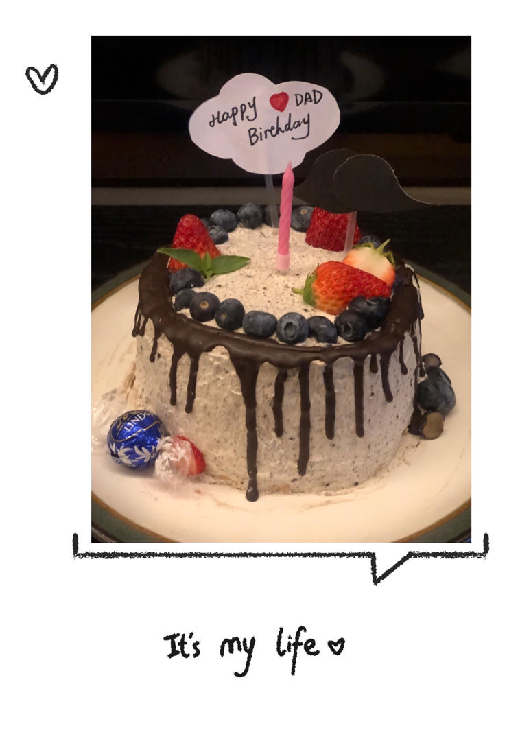 不用裱花的海盐奥利奥奶油蛋糕