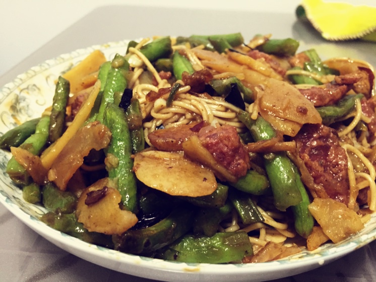 豆角焖面