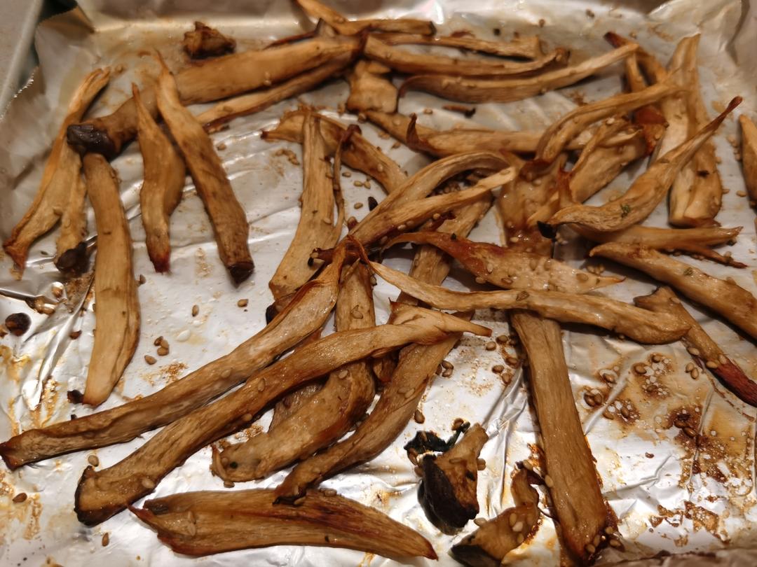 比肉好吃的烤箱烤杏鲍菇