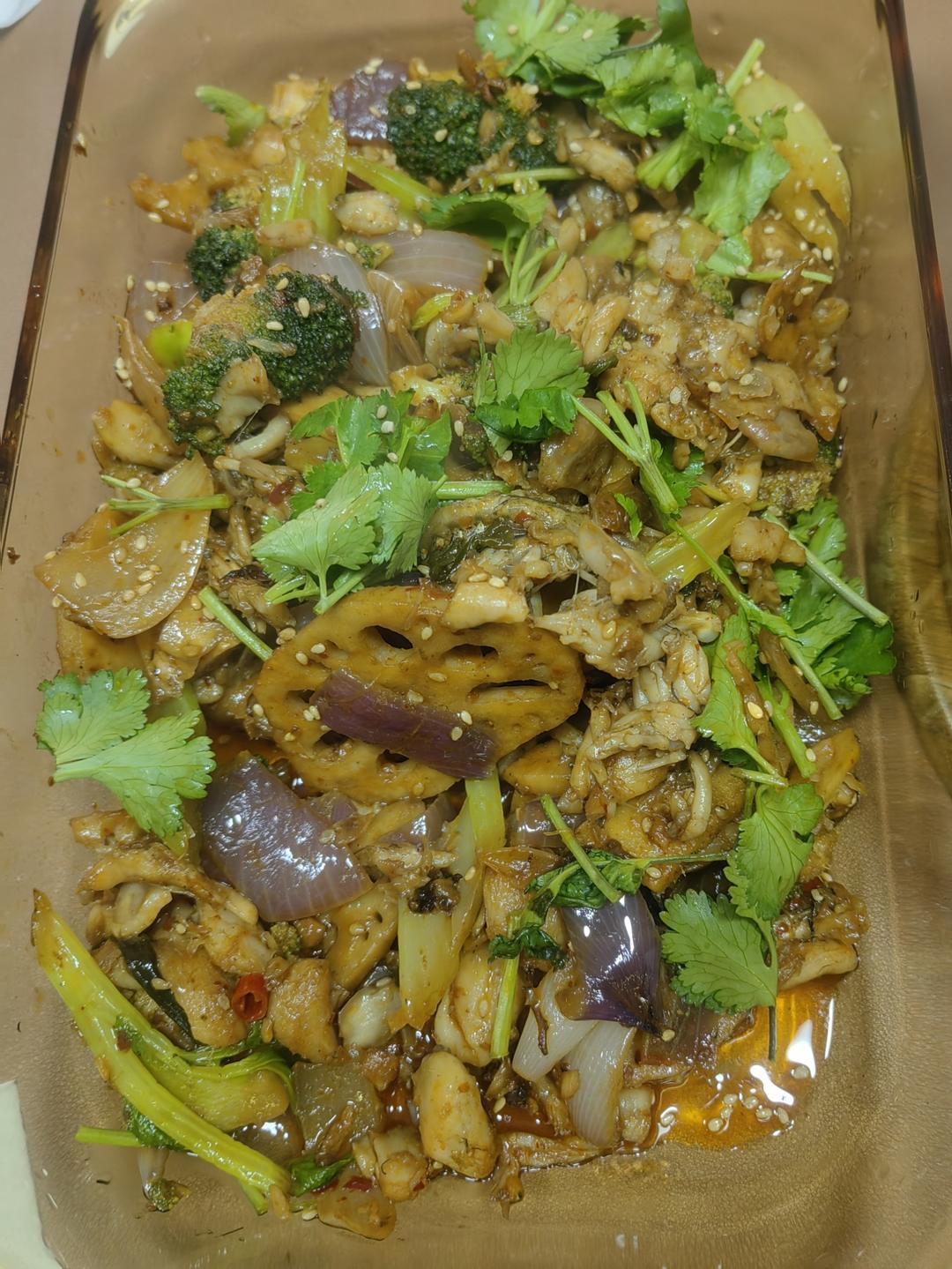三步搞定最爱的干锅牛蛙