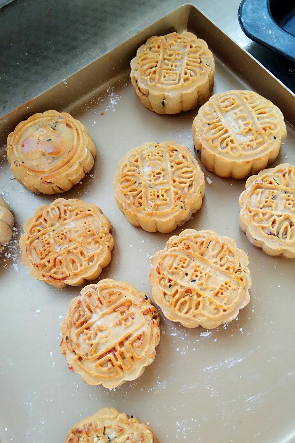 笑笑妈麻做的豪华版五仁月饼馅