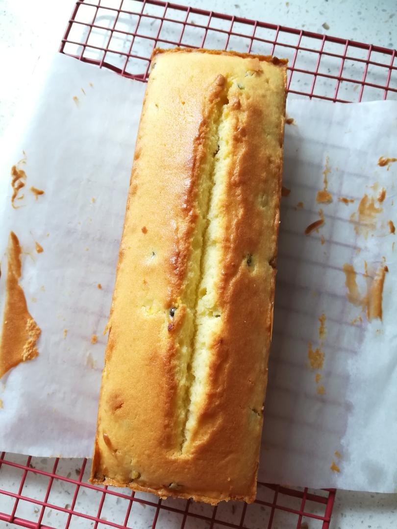 轻盈百香果磅蛋糕