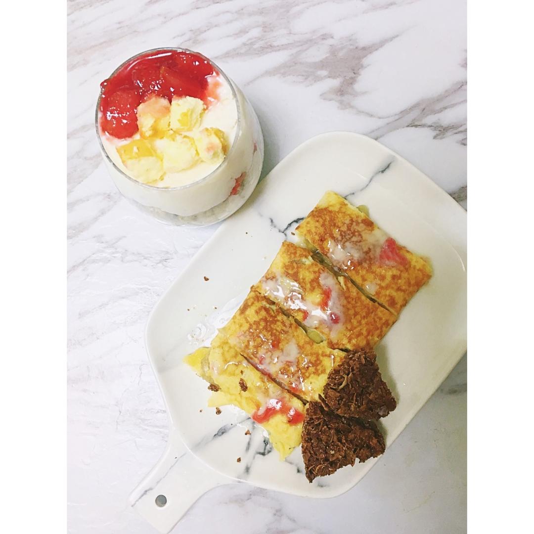 【快手辅食】香蕉酸奶卷饼（12m+）