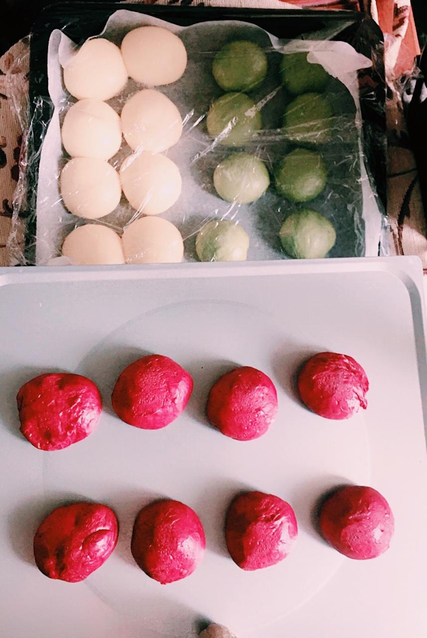 清新绿豹纹吐司~棉花糖版