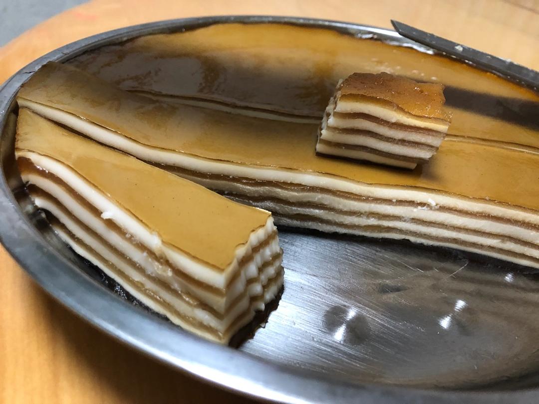 夏日清爽小点心：红糖椰汁千层马蹄糕