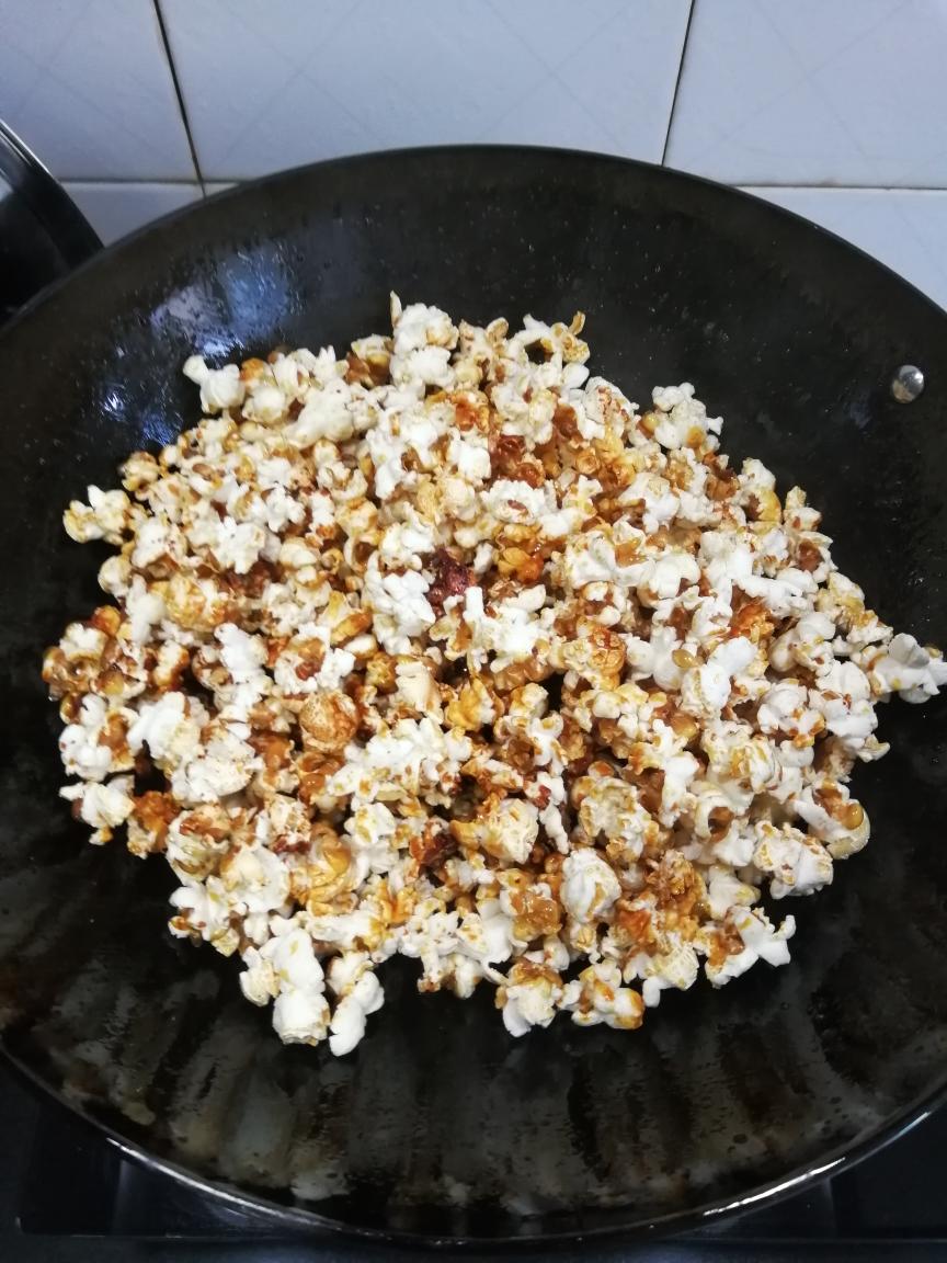 锅爆玉米花的做法