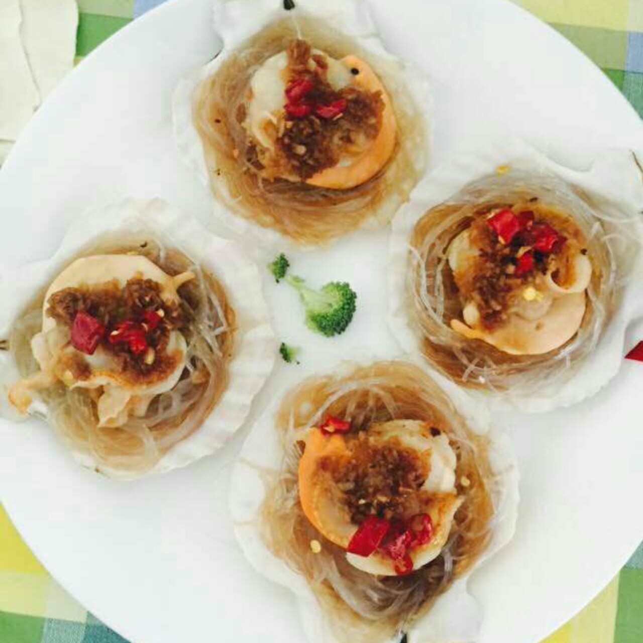 蒜蓉粉丝蒸扇贝