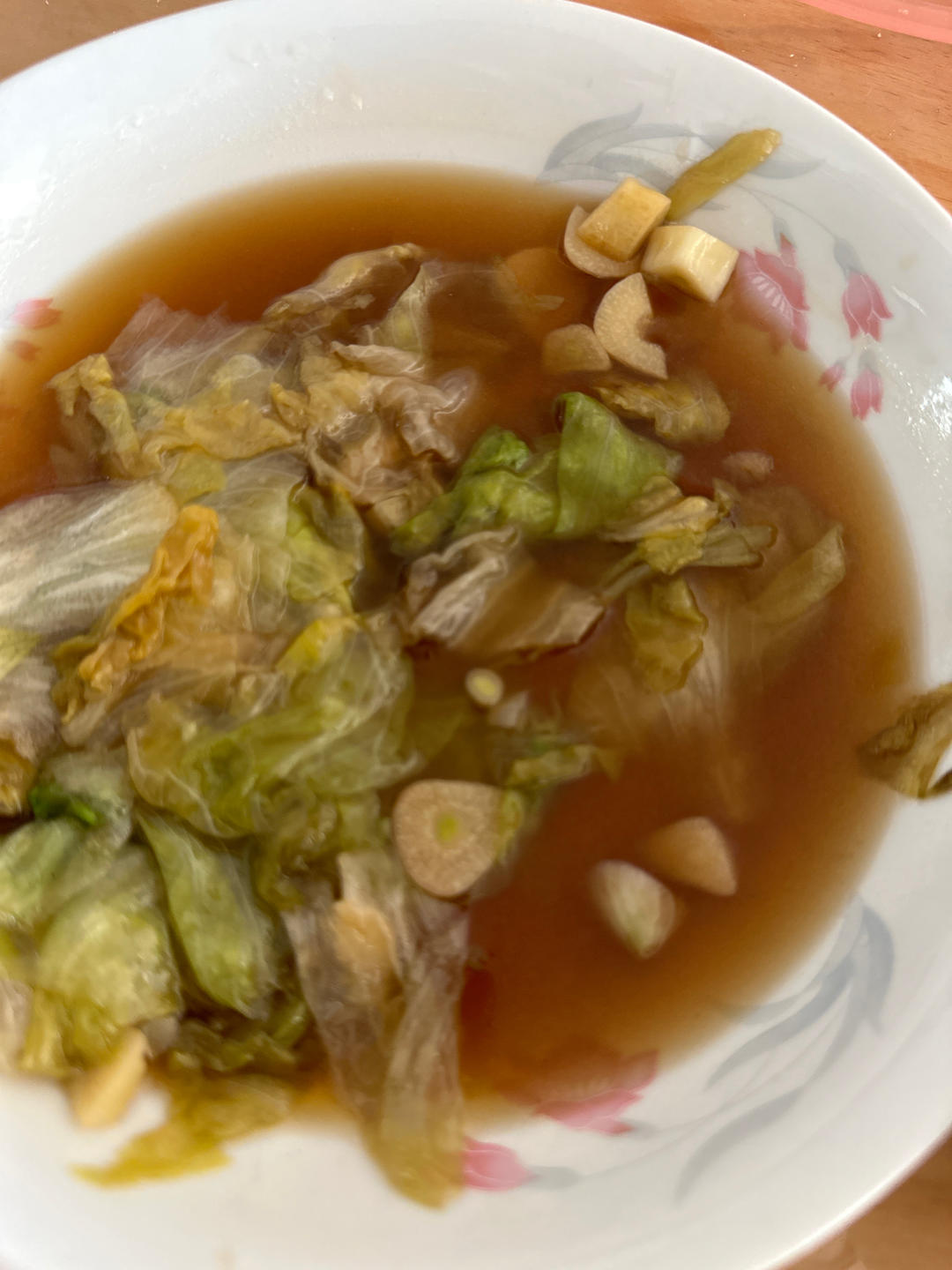 白灼西生菜