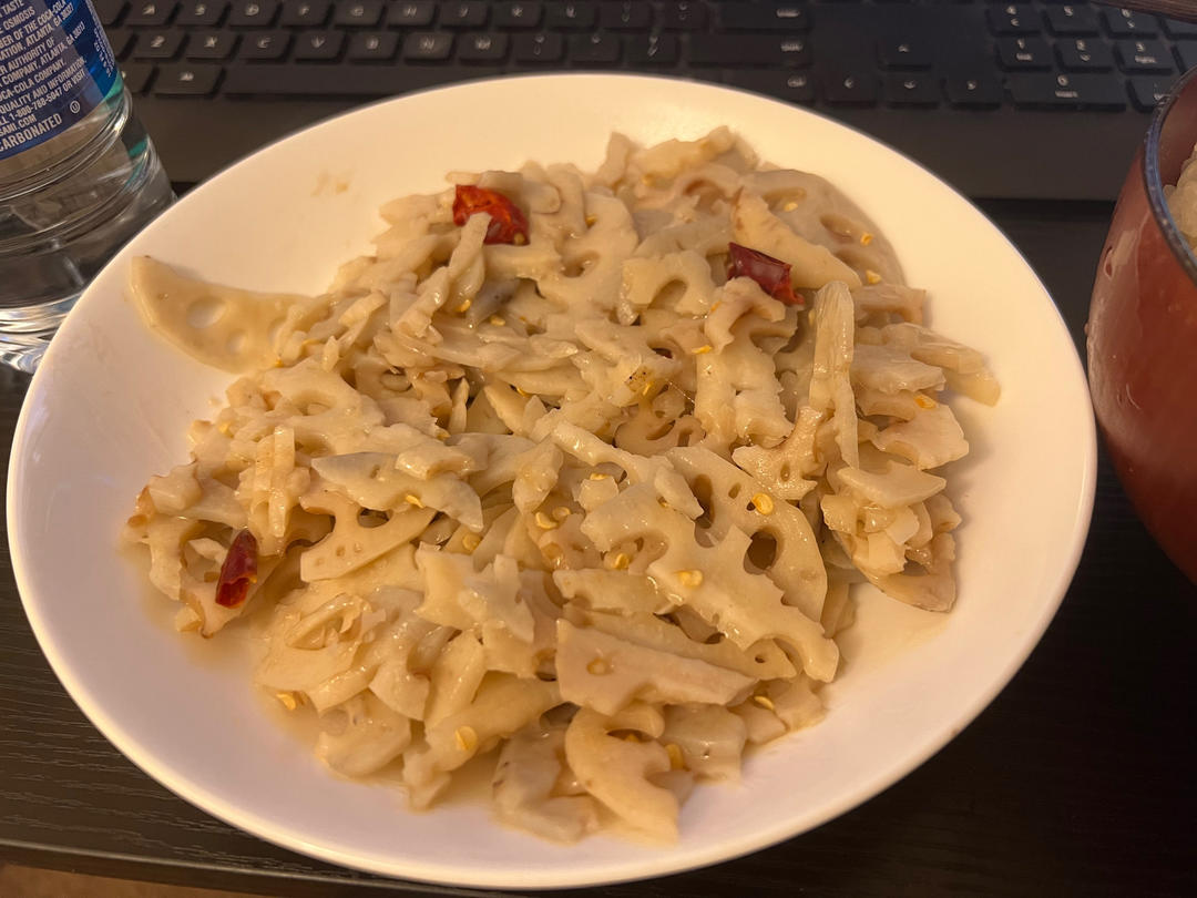 清炒藕片