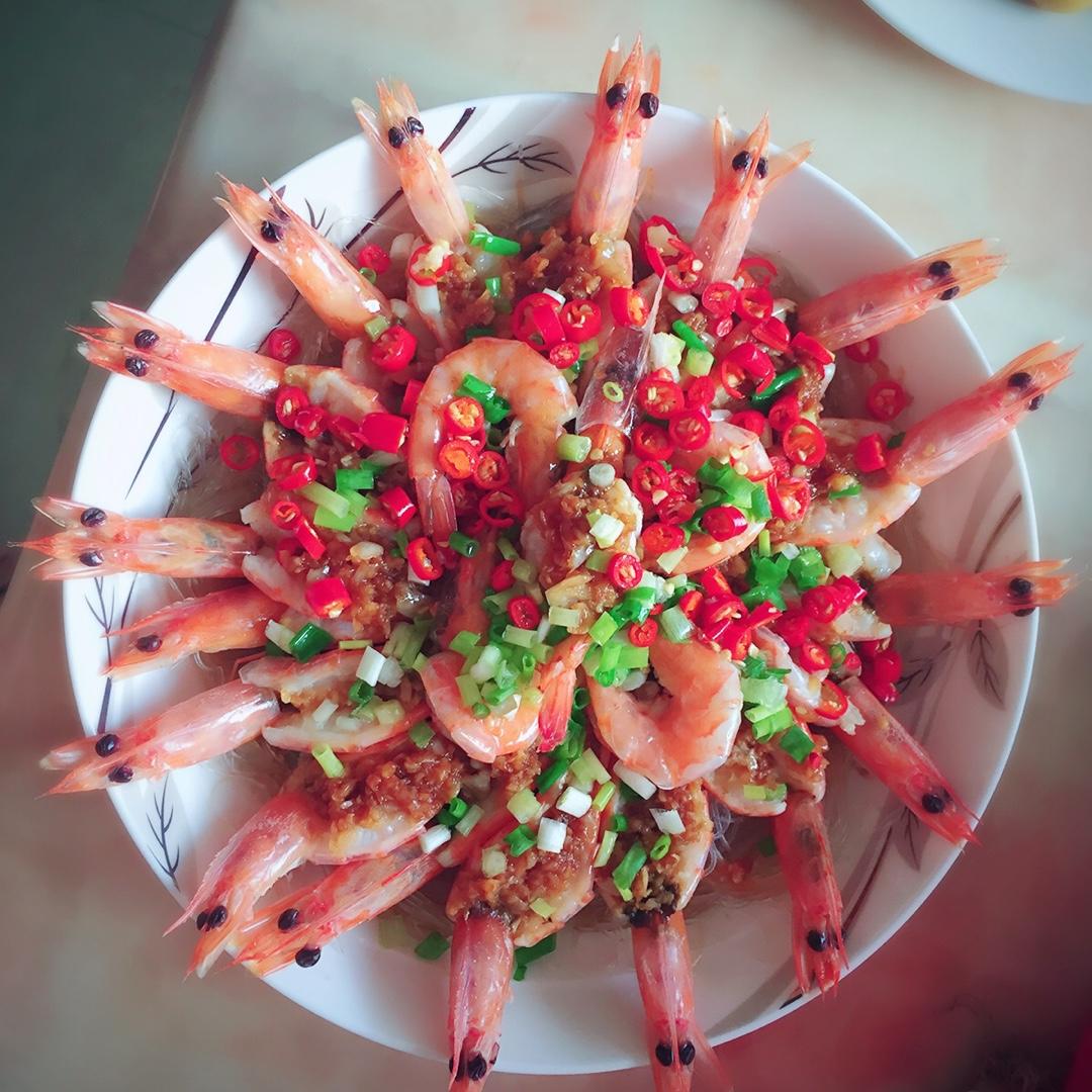 蒜蓉粉丝蒸虾