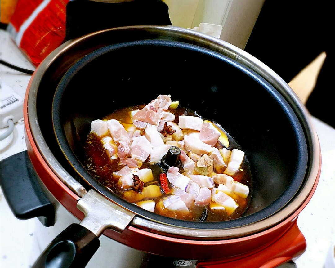红烧肉~烹饪机版的做法 步骤2