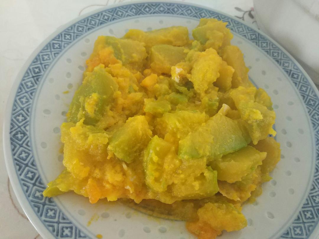 咸蛋黄炒南瓜