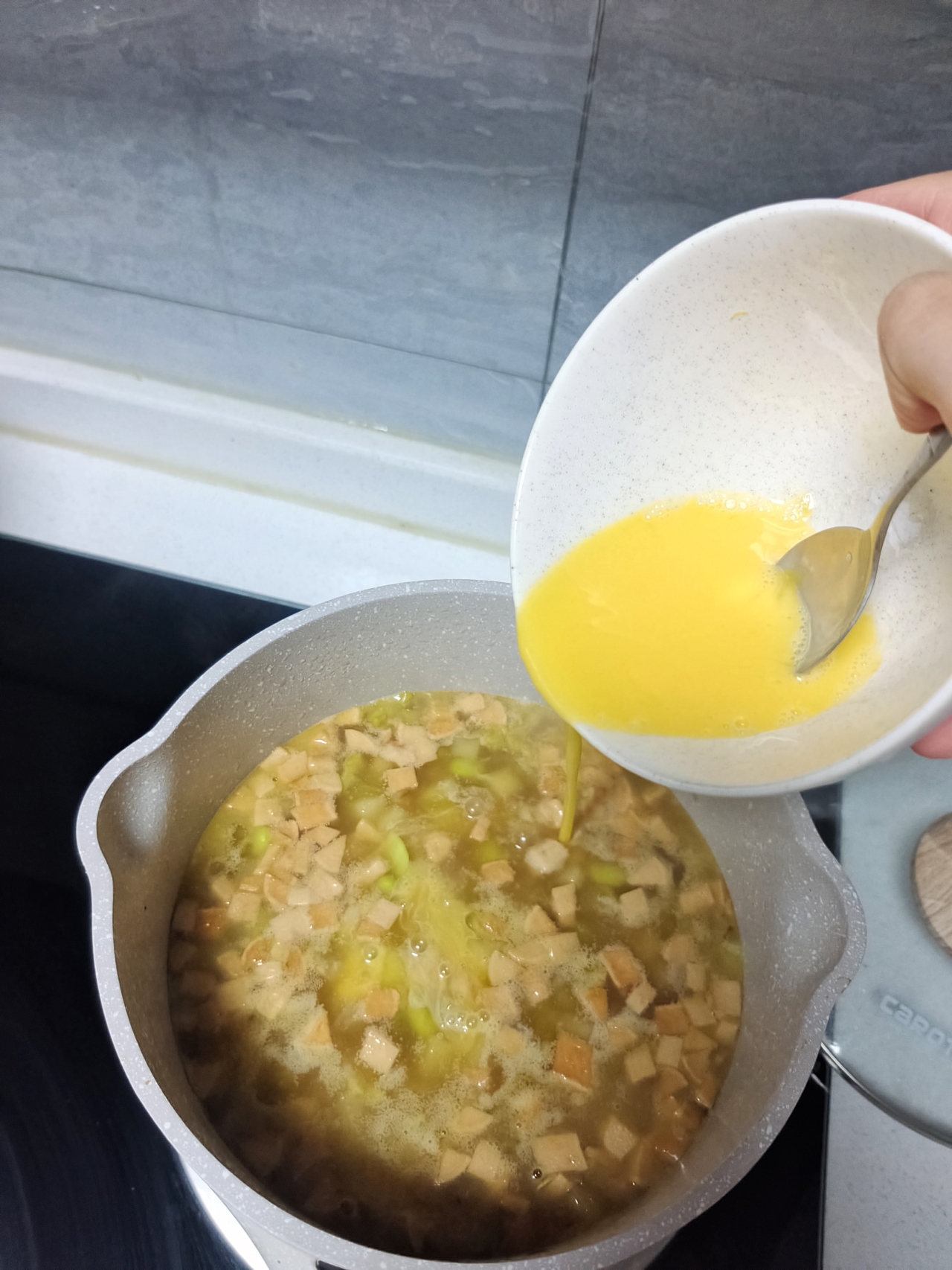 拌饭神菜—黑胡椒三丁菜的做法 步骤11
