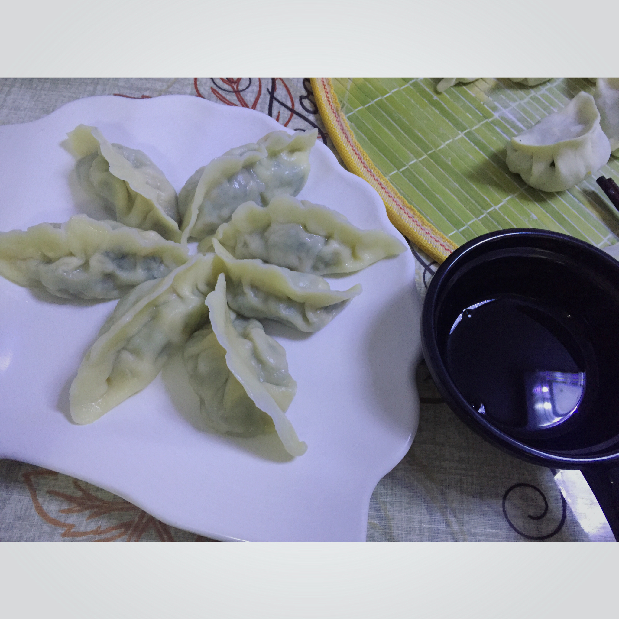 菠菜三鲜水饺