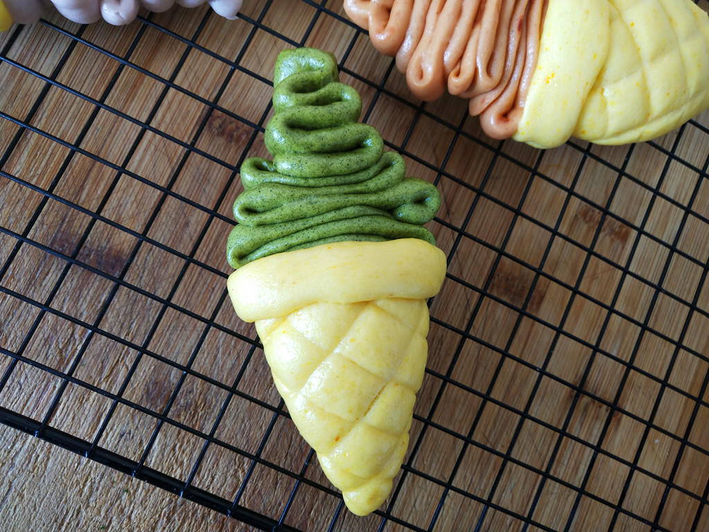 【造型馒头】冰淇淋馒头