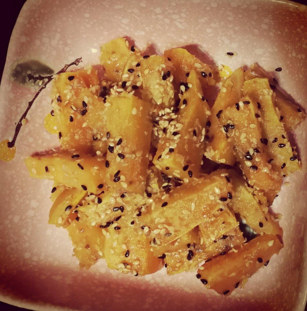 椰蓉烤红薯条（健康夜宵）