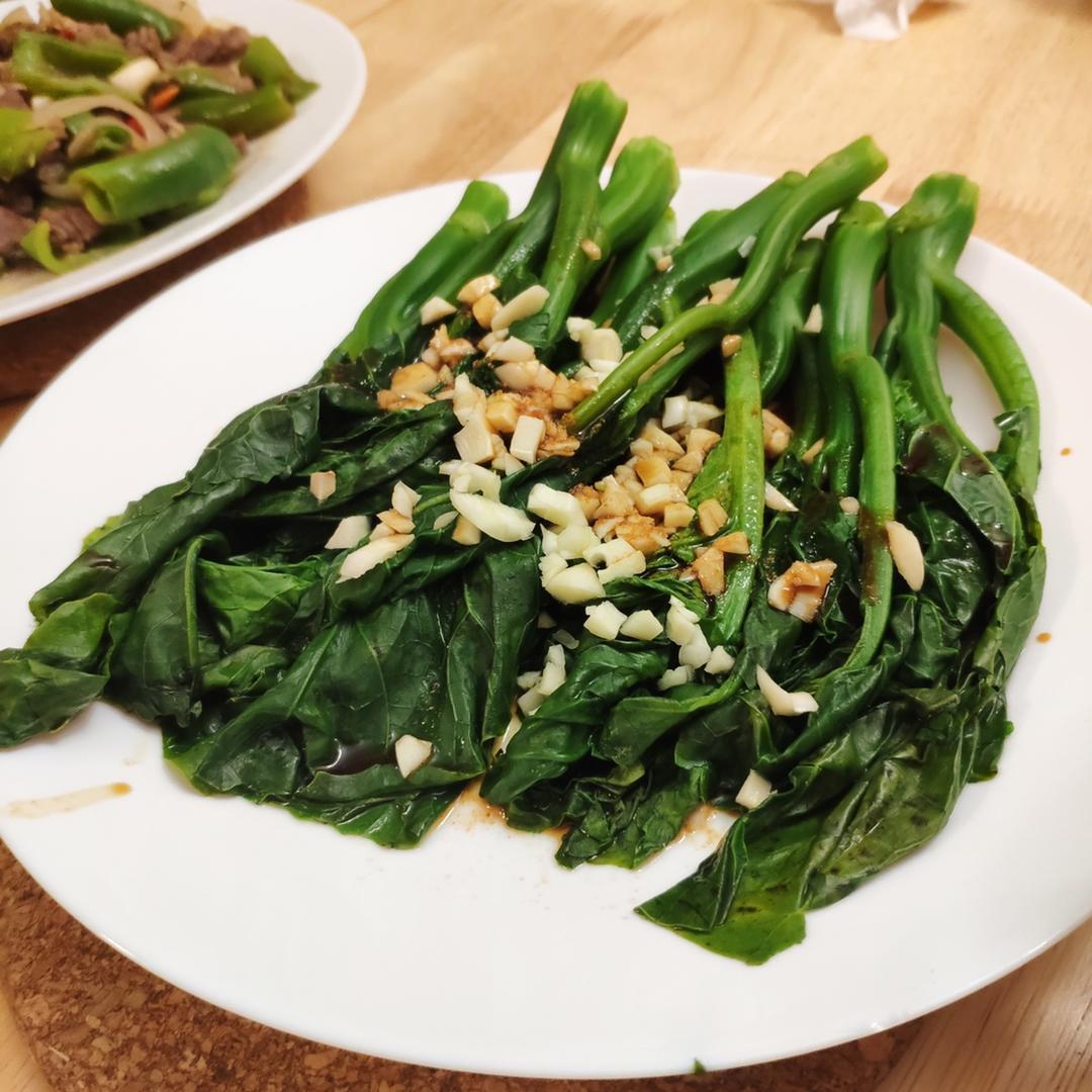 白灼芥蓝  经典快手菜