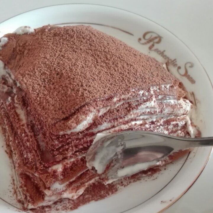 巧克力千层可丽饼