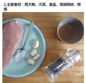 大蒜蜂蜜煎鸡排的做法 步骤1